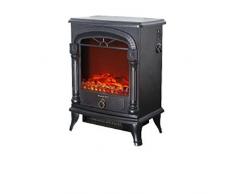 BEPER Chimenea Eléctrica RI.504 Color Negro, 1750 w