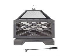 La Hacienda Brooklyn - Estufa de Exterior - Chimenea Exterior - Brasero - Brasero Exterior - 66x66x55cm