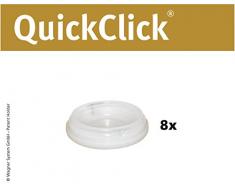 Wagner QuickClick® Suelo para sillas (Ultrasoft, Mecanismo QuickClick, 8 Unidades Parada – Diámetro 25 mm – 15824500