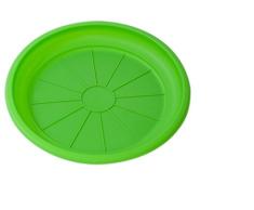 Hobby & Style 15775.0 Plato para jarrón Rattan, Verde, 36 x 36 x 5 cm