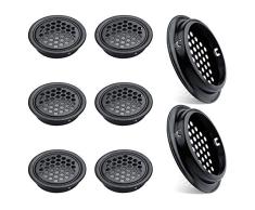 8 Piezas Acero Inoxidable Rejillas Ventilacion Redondo Gabinete Orificio de Ventilación Rejilla de Ventilación para armario de cocina (53mm)
