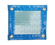 International Pool Protection Manta TÉRMICA (7x3.5m) DE 500 MICRAS Solar Energy con Refuerzo EN Todo EL Contorno + Cubierta DE PROTECCIÓN para COBERTOR Solar + ENROLLADOR TELESCÓPICO.