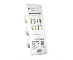 Emsa 3 Cápsulas Experimiental Click & Grow, semillas apta para Smart Garden, huerto urbano, tierra inteligente, jardín hidropónico, resultados en 40 días, Sistema automático iluminación LED