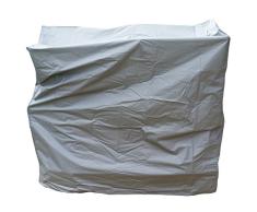 Gartenfreude Funda, Deluxe con Fieltro Interior Suave para Barbacoa (Large), Gris, 126 x 55 x 112 cm, 4800 – 1009