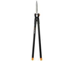 Fiskars 113710 - Tijera cisne para hierba y setos (con mango largo)