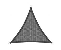 Windhager 10890 - Vela de sombra para patio, triangular 3,6 m, color gris plata