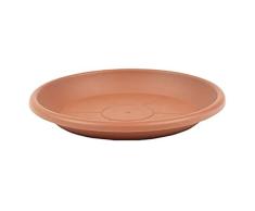 platillo maceta greemotion terracota - platillo flores con 34 cm de diámetro 4,4 cm de altura - macetero de plástico hecho - posavasos de plantas redondo - platillo de plantas