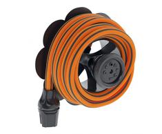 Claber Manguera Extensible Springy MT.25 9335, Naranja y Negro