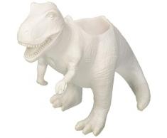 Gift Republic T-Rex Planter Maceta, Blanco