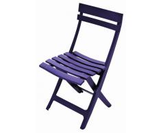 Grosfillex Miami Silla Plegable, Morado, 42 x 9 x 93 cm