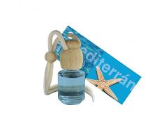 Ambientador coche para colgar Naturfragance Aroma Mediterráneo de la marca Flower, Difusor Natural para Vehículos, 8 ml, Pack de 2, Multicolor