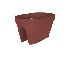 Elho Loft Urban Flower Bridge 50 - Jardinera - Brique - Exterior & Balcón - L 29 x A 52 x A26 cm