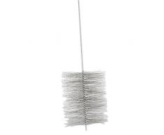 Kamino - Flam – Cepillo deshollinador para limpiar estufa, horno de leña, chimenea, tubos de chimeneas (150 cm/Ø 160 mm) - acero y plástico
