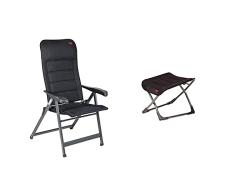 Crespo AP/237-AD-80 - Sillón Patas Ovalado Pintado Acolchado Air-Deluxe + AP/231-AD-80 - Reposapies Pintado Acolchado Air-Deluxe