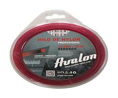 Avalon - Hilo Redondo de Nylon Universal para Desbrozadora y Cortacésped (2,7 mm x 35 m)