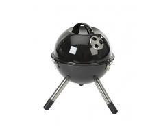 Landmann 11120 - Barbacoa esférica (37 x 46 x 37 cm), Color Negro