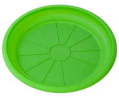 Hobby & Style 15773.0 Plato para jarrón Rattan, Verde, 26 x 26 x 4 cm