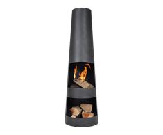La Hacienda Circo - Estufa de Exterior - Chimenea Exterior - Brasero - Brasero Exterior - 35x35x125cm