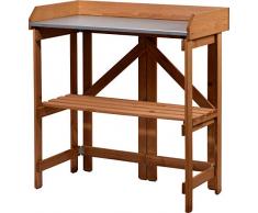 dobar 29053 - Mesa para macetas Plegable (Madera de Pino FSC, Plegable, 85 x 44 x 89 cm)