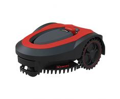 Güde Alpha 95446 GRR 180.1 - Cortacésped para Robot (Rango de Trabajo Ajustable de 50 m² a 600 m², Altura de Corte Ajustable en 5 Posiciones, 28 V, Ion de Litio, 2 Ah), Color Rojo y Negro