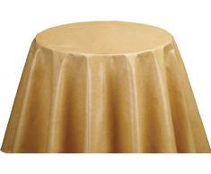 Abitex Mantel Exclusivo Ovalado, PVC, Amarillo, 140x200x0.3 cm