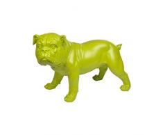 Homea Jardin 5DEJ1135BC - Figura Decorativa de Bulldog, de Resina, 40,5 x 22 x 27 cm