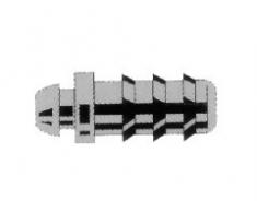 ABRISA Toma inicial para manguera de riego, Negro, 16 mm