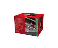 Konstsmide 4201-000 - Escenario LED con Sensor de Sonido (IP20, Temporizador de 2 Minutos, 8 diodos Blancos, Funciona con Pilas, 3 Pilas AA de 1,5 V (excl.)