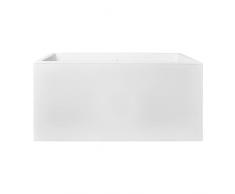 Elho Vivo Next Long 80 - Macetero por Interior Y Exterior - Ø 78.0 x H 37.9 cm - Blanco/White