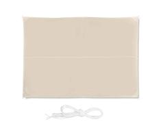 Relaxdays Toldo Vela Rectangular, Impermeable, Protección Rayos UV, con Cuerdas para tensar, 3x4m, Beige