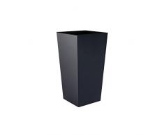 Prosperplast M Tamaño Antracita Urbi 37 cm de altura florero de plástico con interior liner, 7 colores