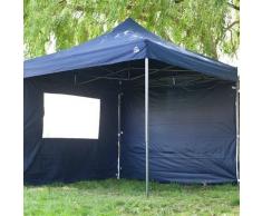 All Seasons Gazebos 3x3m Totalmente Impermeable Pop up Gazebo Incluye 4 Paredes Laterales - Azul marino