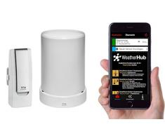 TFA Dostmann Estación meteorológica Smartphones Starter-Set 3 con Regensender, Consta de 4 x 2,8 x 10,4 cm, 31.4003.02