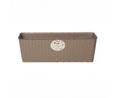 Stefanplast 10007850 Macetero, 50 x 18 x 16 cm, Taupe, 50x18x16 cm