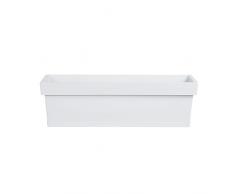 Viomes Clasic - Jardinera, 49 x 18 x 17 cm, color blanco