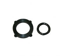 Xclou Anillo de Junta de Goma grifos, Negro, 1,5 x 1,5 x 0,2 cm