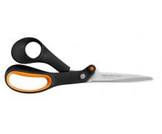 Fiskars 9158 - Tijeras alto rendimiento, 21 cm, hoja serrada