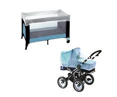 Bébé Douceur Mosquitera Universal 3 en 1: Cochecito y Cama Plegable, 30 x 70 x 130 cm