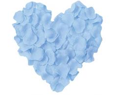 SHATCHI 5000 pétalos de Rosa de Seda Azul Claro para el día de la Madre, Boda, Confeti, Aniversario, decoración de Mesa, Bautizo, Flores