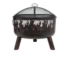 La Hacienda Wildfire Bronze - Estufa de Exterior - Chimenea Exterior - Brasero - Brasero Exterior 61x61x61cm