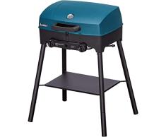 Enders Explorer Next Pro Barbacoa gas para camping - Barbacoa de gas portatil para asar, cocinar y hornear - Barbacoa pequeña para balcón, jardín y terraza con 2 quemadores #210233