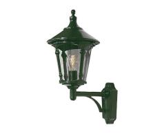 Konstsmide Firenze 571-600 - Lámpara de Pared (24 x 33 x 51 cm, 100 W, IP23, Aluminio Lacado), Color Verde