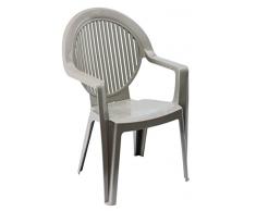 GROSFILLEX 49015581 Sillón Fidji 2, Lino, 91 x 59 x 58 cm