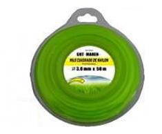 Ferretería sobrinos Hilo desbrozadora Nylon Redondo Ø 1,65 mm x 15 Metros
