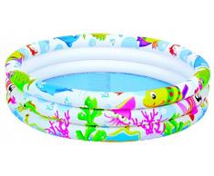 Saica Piscina Hinchable para niños, 107x107x25 cm