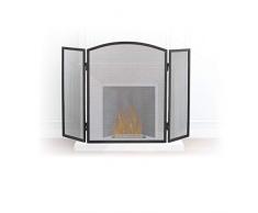 Relaxdays Protector de Chimenea para Niños, Negro, 3x96x62 cm, 10022304