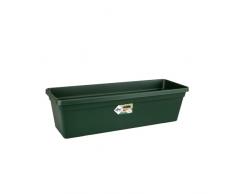 Elho Green Basics Trough 50 - Jardinera - Leaf Green - Exterior & Balcón - L 16.5 x A 49 x A13.7 cm