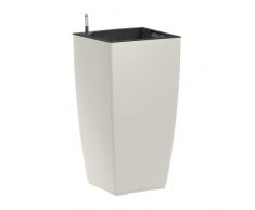 Columna de flores interiores y exteriores de Emsa, sistema de riego automático, 58 cm, gris seda, Casa Matt, 517581