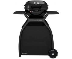 Outdoorchef Barbacoa Eléctrica, P de 420 S Mini Chef Plus Station, Negro, 78/69 x 58 x 100 cm, 18.130.17