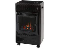 Favex 8591700 Wien Calefactor de de Gas, Acabado Madera Negro 40 x 29 x 70 cm